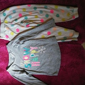 Girl's winter pajama set (size:M 7/8)